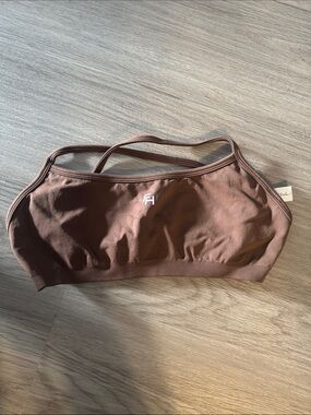 Brown Sports Bralette with FH Logo (First Health)